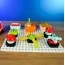 Бизиборд детский BabyToys HE 8082 с шестернями и пищалкой