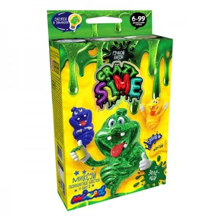 Безопасный образовательный набор для проведения опытов "Crazy Slime" мини укр ДАНКО ТОЙС