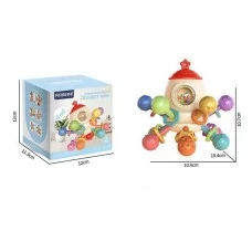 Детская игрушка-погремушка BabyToys 888-8 с пищалкой