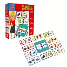 Развивающая игра Vladi Toys профессии 6 карточек пластик Развивающая игра Vladi Toys профессии 6 карточек пластик
