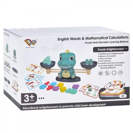 Обучающая игра BabyToys DW558-07-08 балансир с животными и цифрами