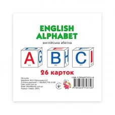Карточки мини Jumbi Английский алфавит 26 шт пластмасса Карточки мини Jumbi Английский алфавит 26 шт пластмасса
