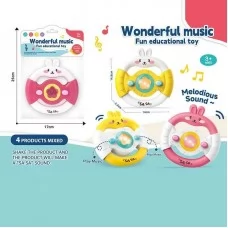Музыкальный руль BabyToys 9018 с музыкой и светом Музыкальный руль BabyToys 9018 с музыкой и светом
