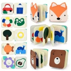 Бизикнижка BabyToys 25002-25003 с застежкой и зеркалом