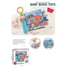 Книжечка развивающая для малышей от 1 года BabyToys разноцветная