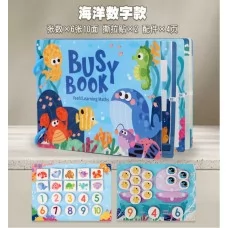 Логическая книжка BabyToys для малышей от 1 года пластиковая