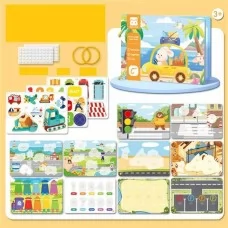 Логічна книжка BabyToys для дітей від 1 року різних кольорів