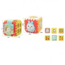 Сортер куб логический BabyToys 162-21 разноцветный Сортер куб логический BabyToys 162-21 разноцветный