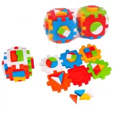 Развивающий куб-сортер Technok Toys 2476 с фигурками 12см Развивающий куб-сортер Technok Toys 2476 с фигурками 12см