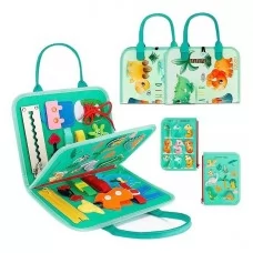 Развивающая доска BabyToys 25011 с липучками и шестернями