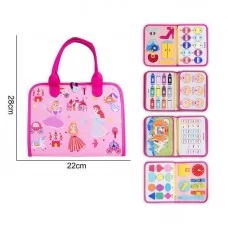 Развивающая папка BabyToys с липучками и пазлом на липучках