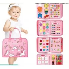 Развивающая папка BabyToys С77207 фетровая с липучками и абеткой