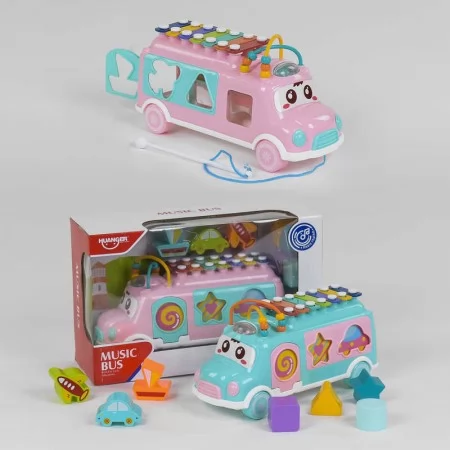 Развивающая машинка BabyToys с ксилофоном, 2 цвета