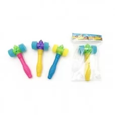 Молоток игрушечный BabyToys C089 D с пищалкой, пластиковый Молоток игрушечный BabyToys C089 D с пищалкой, пластиковый