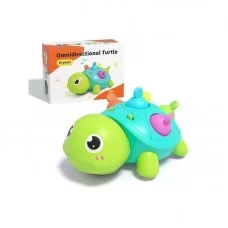 Музыкальная игрушка черепашка со светом и мелодиями для малышей