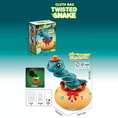 Музыкальная игрушка змея BabyToys со светом и музыкой