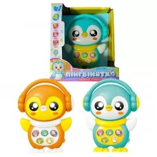 Музична іграшка “Пінгвінятко” 79713 “WToys”, ОЗВУЧУВАННЯ УКРАЇНСЬКОЮ МОВОЮ, звуки, підсвічування, тварини, в коробці