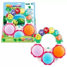 Музична гусінь 57839 "WToys", ОЗВУЧ. УКРАЇНСЬКОЮ МОВОЮ, підсвічування, 6 пісень, 5 казок, цифри, піаніно, в коробці