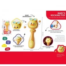 Музыкальное брязкальце BabyToys 1688-141 со звуками и светом