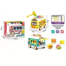 Музичний автобус BabyToys 0922 с музыкой и светом, сортер