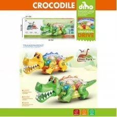 Музичний крокодил BabyToys 2008 зі світлом і звуком