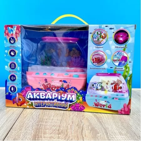 Музыкальный аквариум WToys 49579 с подсветкой и Bluetooth Музыкальный аквариум WToys 49579 с подсветкой и Bluetooth