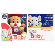 Мягкая музыкальная игрушка BabyToys 811-3 со светом и звуком