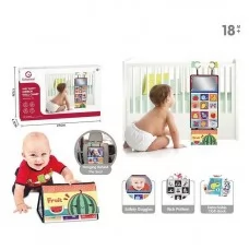 Интерактивный плакат BabyToys YL 1022-70 с зеркалом и пищалкой