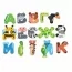 Набір магнітний FT 0051 літери та цифри (УКР), назви тварин на укр.мов, картон, у слюді Набір магнітний FT 0051 літери та цифри (УКР), назви тварин на укр.мов, картон, у слюді