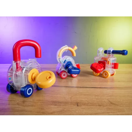 Набор машин BabyToys 103 с замками и ключами, 3 штуки