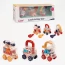 Набор машин BabyToys 103 с замками и ключами, 3 штуки