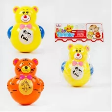 Неваляшка BabyToys 6001 Звірята с музыкой 2 вида