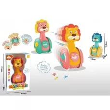 Неваляшка BabyToys 8119 с пищалкой и прорезывателем