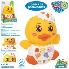 Пианино FT 0052 15см, обучающий (животные), утенок, муз, звук(УКР), звуки животных, свет, стихи, 2 режима громкости, на бат-ке, в кор-ке