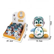 Музичний пінгвін BabyToys 8866 зі світлом і мелодіями