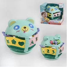 Неваляйка BabyToys 35806 Ведмедик з музикою та підсвіткою