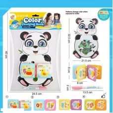 Водная раскраска BabyToys Панда с пищалкой и мягкой книжечкой