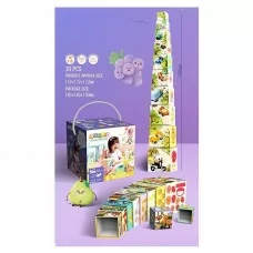 Развивающая игра BabyToys кубики пирамидка с цифрами