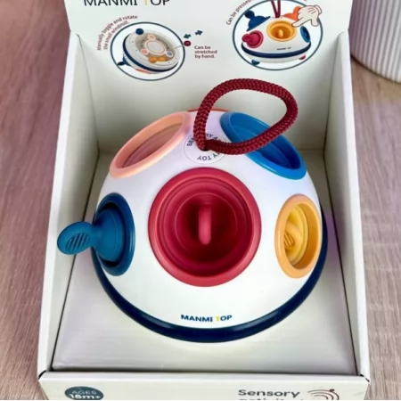Развивающая игрушка BabyToys спинер с резиновыми элементами от 1 года Развивающая игрушка BabyToys спинер с резиновыми элементами от 1 года