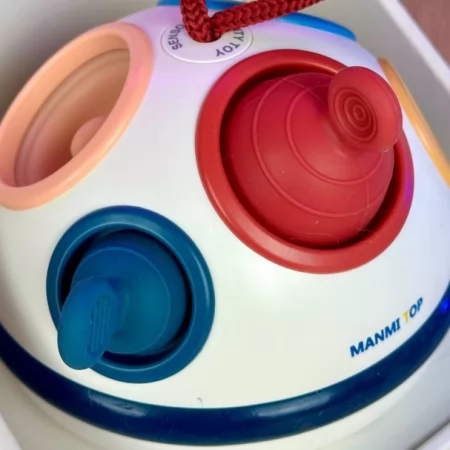 Развивающая игрушка BabyToys спинер с резиновыми элементами от 1 года Развивающая игрушка BabyToys спинер с резиновыми элементами от 1 года