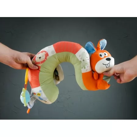 Развивающая подушка-пианино BabyToys со светом и звуками для малышей