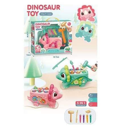 Детская игрушка стукалка 5 в 1 BabyToys B046 разноцветная