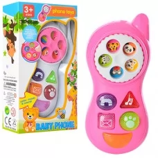 Игрушечный телефон BabyToys B6200 с музыкой и светом