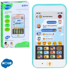 Телефон HA067700 15см, музика, звук-анг.,світло, на бат-ці, в кор-ці