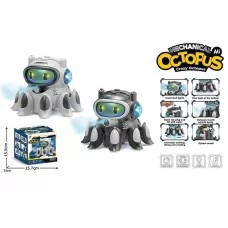 Игрушка осьминог BabyToys 3383 разные цвета пластиковый
