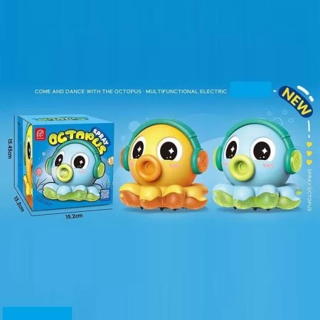 Музыкальный осьминог BabyToys S-006 разных цветов для детей