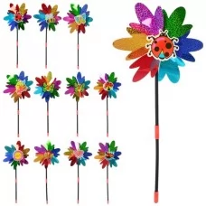 Дитячий вітрячок квітка BabyToys М0801, діаметр 23 см