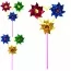 Детский ветрячок BabyToys М1747 с цветочками, диаметр 11 см