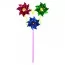 Детский ветрячок BabyToys М1747 с цветочками, диаметр 11 см