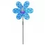 Вітрячок дитячий BabyToys MR 0664-1 квітка 29см, 6 кольорів